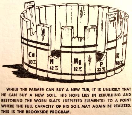 Deficiencies illustrated by barrel with broken staves