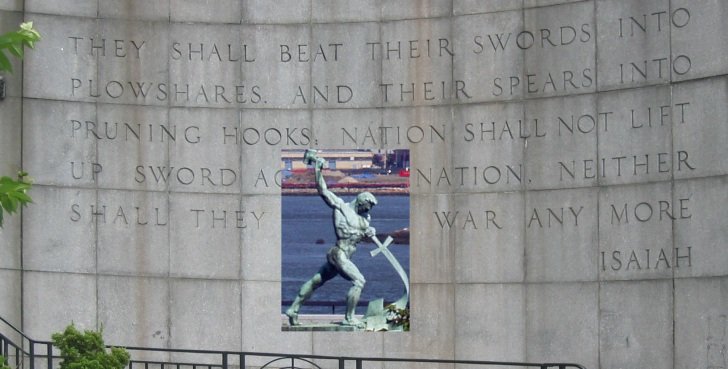 At U.N. - They shall beat their swords into plowshares - Isaiah 2:4